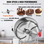 Bild in Galerie-Viewer laden, Amocart 150-2500g Electric Grain Mill Grinder Commercial Swing Spice Grinders for Dry Herbs Grains Spices Cereals Coffee Corn