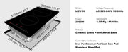 Bild in Galerie-Viewer laden, Amocart 2 Burners Electric Induction Cooktop Stove Hob Built-in Burner Cooker Sensor Touch Control Magnetic Cooker Hot Plate