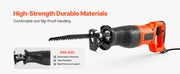 Bild in Galerie-Viewer laden, Amocart Corded Reciprocating Saw 120 Volt 7.5 Amp 2800 SPM Variable Speed, 1-1/8 inch Stroke Length Electric Reciprocating Saw