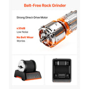 Load image into Gallery viewer, Amocart Rock Tumbler Kit Rock Polishing Kit 4 Speed Settings 9-Day Polishing Timer Stone Polishing Kit Rock Polisher