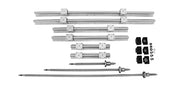 Bild in Galerie-Viewer laden, Amocart Linear Rail Ballscrew x 3 RM1605-350mm 650mm 1050mm x 2 Linear Rail Support, 12 CNC Kit Linear Shaft Optical Axis DIY