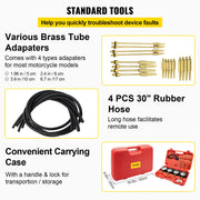 Load image into Gallery viewer, Amocart Fuel Vacuum Carburetor Synchronizer Carb Tool sync 4 Gauge Set with Rubber Hose Vacuum Balancer Meter Kit For Motorbike