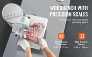 Bild in Galerie-Viewer laden, Amocart Commercial Electric Meat Bandsaw 650W 1800W Stainless Steel Countertop Sawing Machine Frozen Fish Cutter for Pork