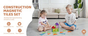 Charger l'image dans la visionneuse de galerie, Amocart 32PCS Light Magnetic Tiles Building Blocks Magnet Educational STEM Sensory Stacking Toys for Toddlers Boys Girls Gifts
