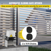 Charger l'image dans la visionneuse de galerie, Amocart Electric Sliding Gate Opener with 2 Remote Controls Gate Operator Hardware Heavy Duty Track Driveway Motor for Security