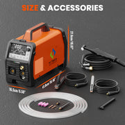 Load image into Gallery viewer, HITBOX TIG COLD Welding Machine 6IN1 MMA/HF/pulse Multifunctional TIG Welding Automatic Semi-automatic TIG Welder 220V TIG200Pro