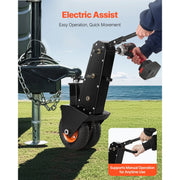 Bild in Galerie-Viewer laden, Amocart 1000lbs Trailer Mover Dolly Manual or Electric Wrench Drive with 2in & 2-5/16in Replaceable Hitch Balls for Moving Boat