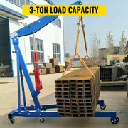 Charger l'image dans la visionneuse de galerie, Amocart Hydraulic Jack 3/4/8/12 Ton Car Hydraulic Long Ram Jack Manual Engine Lift Hoist Cherry Picker Mechanical Workshop Tool