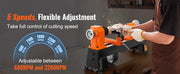 Charger l'image dans la visionneuse de galerie, Amocart Benchtop Wood Lathe 10in x 18in / 14in x 40in US-120V Power Wood Turning Lathe Machine Variable Speeds for Woodworking