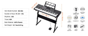 Bild in Galerie-Viewer laden, Amocart 61 Key Digital Keyboard Piano Electric Portable Piano 200 Tones 200 Rhythms or 600 Tones 500 Rhythms for Beginner Use