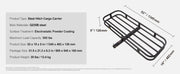 Bild in Galerie-Viewer laden, Amocart 47/53/60 in Hitch Cargo Carrier 400/500lb Capacity Trailer Hitch Mount Aluminum Cargo Basket for Truck Pickup Camping