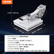Load image into Gallery viewer, Amocart Heat Press Machine 15"x15"/ 16"x20" /16"x24" Sublimation Printer Manual Clamshell Transfer on DIY T-shirt Pillow