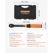 Load image into Gallery viewer, Amocart Torque Wrench Set Drive Click Torque Wrench Dual-Direction Adjustable Mechanical Dual Range Scales Torque Wrench Kit