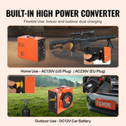 Bild in Galerie-Viewer laden, Amocart PCP Air Compressor 4500PSI/30Mpa Portable Airgun Compressor Built-in Converter Auto-Stop for Rifle Scuba Diving Bottle