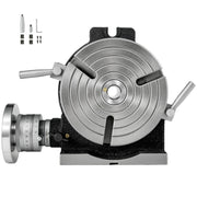 Charger l'image dans la visionneuse de galerie, Amocart 8 Inch/200 MM Rotary Table 3-Slot or 4-Slot Horizontal Vertical MT-3 Rotary Table for Milling 360° Precision Working