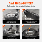 Bild in Galerie-Viewer laden, Amocart Tire Mount Demount Tool, 22.5"-24.5" Manual Steel Tire Changer Mount Demount Removal Tool, Tire Changing Tools for Car