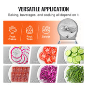 Charger l'image dans la visionneuse de galerie, Amocart Manual Vegetable Fruit Slicer 0-0.5"/0-12mm Thickness Adjustable Commercial Slicer Machine Food Cutter Slicing Machine