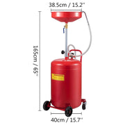 Bild in Galerie-Viewer laden, Amocart 20 Gallon Waste Oil Drain Tank Air Operated Drainer with Pressure Regulating Valve for Fluid Fuel Transfer Drainage