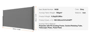 Load image into Gallery viewer, Amocart Retractable Side Awning Outdoor Privacy Polyester Water-proof Retractable Patio Screen UV 30+ Room Divider Wind Screen
