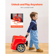 Bild in Galerie-Viewer laden, Amocart 60 Pcs Kids Mechanic Car Repair Set with Removable Parts & Horn Workshop Set Engine Toy for Toddler Children Gift