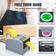 Bild in Galerie-Viewer laden, SucceBuy ZCUT-9 Automatic Tape Cutting Machine Paper Slitting Dispenser 6-60mm Adhesive Electric Tape Cutter for Product Package