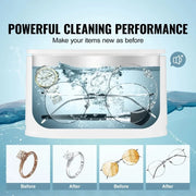 Charger l'image dans la visionneuse de galerie, Amocart 650ml Ultrasonic Cleaner Mini Portable Washing Machine Bath Sonic Cleaning for Glasses Home Appliance