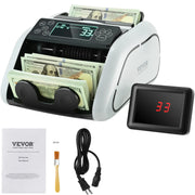 Charger l'image dans la visionneuse de galerie, Amocart 1000 Pcs/Min Money Counter Business Cash Register Bill Counterfeit Bill Detector by UV/MG/IR/DD Function for Bank Store