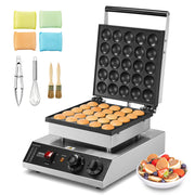 Load image into Gallery viewer, SucceBuy Electric Waffle Maker 25PCS Mini Dutch Pancake Maker Dorayaki Machine Waffreras Kitchen Home Appliance Snack Gaufriers