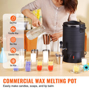 Load image into Gallery viewer, 6.5L 10L Wax Melter for Candle Making Large Electric Wax Melting Pot Easy Pour Spout 9-Level Temperature Control