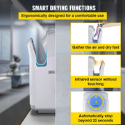 Load image into Gallery viewer, Amocart Hand Dryer Machinery Automatic High-speed Jet Double-sided Secure Robust Material Blade for Washroom Multicolor