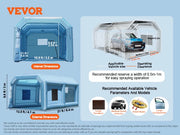 Bild in Galerie-Viewer laden, Amocart Inflatable Paint Booth Inflatable Spray Booth with Powerful Blowers and Air Filter System Portable Car Paint Booth