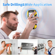Load image into Gallery viewer, FNIRSI WD-01 WD-02 Metal Detector Wall Scanner with Newly Designed Positioning Hole for AC Live Cable Wires Metal Wood Stud Find