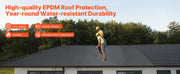 Bild in Galerie-Viewer laden, Amocart Roll Rubber Roofing, Weather Resistant Flexible Roof Material for Long Lifespan