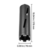 Bild in Galerie-Viewer laden, Amocart Core Drill Bit Internal Thread Diamond Dry Coring Bit w 3 Adapters Pilot Drill and Hex Wrench for Concrete Red Bricks