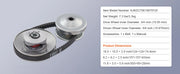 Bild in Galerie-Viewer laden, Amocart Go-Kart Torque Converter Go-Kart Clutch Kit Series Asymmetrical Driver Pulley Replacement with Drive Belt Small Engine
