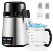 Bild in Galerie-Viewer laden, Amocart 4L Water Distiller Purifier Filter 1 L/H Distilling Speed Dispenser Drinking Bottle Softener Touch Screen Home Use