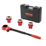 Load image into Gallery viewer, Amocart Pipe Threader Kit 1/2" NPT 3/4" NPT 1" NPT Manual Ratcheting Pipe Threader Portable Pipe Threading Tool Set 3PCS
