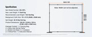 Charger l'image dans la visionneuse de galerie, Amocart 10 x 10 ft Heavy Duty Backdrop Stand Height Adjustable Photography Backdrop Stand for Party Wedding Display Exhibition