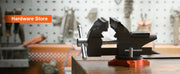 Bild in Galerie-Viewer laden, Amocart Bench Vise 4.5" 6" 6.5" Multipurpose, Swivel Base & Anvil Heavy Cast Iron for Drilling, Conduit Cutting, Sanding