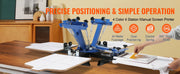 Charger l'image dans la visionneuse de galerie, Amocart Screen Printing Machine 360° Rotable Silk Screen Printing Press 54x45cm Screen Printing Press Adjustable Tension