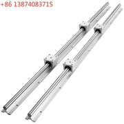 Bild in Galerie-Viewer laden, Amocart 2PCS Linear Guide Rails SBR12 SBR16 SBR20 SBR25 800-2200mm & 4PCS UU Bearing Blocks Smooth Motion DIY Mills CNC Parts