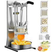 Charger l'image dans la visionneuse de galerie, Commercial French Fry Cutter Amocart with 4 Replacement Blades for Potato & Lemon, Extended Handle
