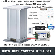 Load image into Gallery viewer, Electric Table Lift Tatami Column 12V 24V DC Motor Control Support Pillar Aluminum 100kg Load Adjustable Desk Platform Actuator
