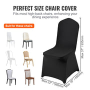Charger l'image dans la visionneuse de galerie, Amocart 50PCS Spandex Chair Cover for Wedding Party Universal Fitted Chair Cover Removable Washable Protective Slipcovers