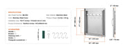 Charger l'image dans la visionneuse de galerie, Amocart BBQ Access Door Stainless Steel Flush Mount Door Wall Vertical Door w/ Recessed Handle Grilling Station Outside Cabinet
