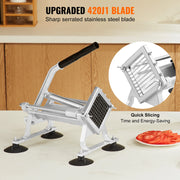 Load image into Gallery viewer, Amocart Commercial Vegetable Slicer 3/8 In Fruit Slicer Stainless Steel and Aluminum Alloy Vegetable Cutter Slicer Machine