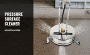 Charger l'image dans la visionneuse de galerie, Amocart 16 18 Inch Surface Cleaner Twin Rotary Arm 4000PSI 1/4" QC Stainless Steel Pressure Washer Decks Surface Cleaning