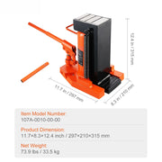 Charger l'image dans la visionneuse de galerie, Amocart Hydraulic Toe Jack 2.5-10T On Toe Toe Jack Lift 5-20T On Top Lift Capacity Machine Jack Air Hydraulic Jack for Industry