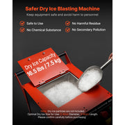 Charger l'image dans la visionneuse de galerie, Amocart Dry Ice Blasting Machine 7.5/5KG Dry Ice Cleaning Machine with 4 Nozzles Adjustable Pressure & Dry Ice 110V/220V