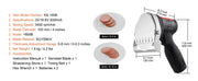 Load image into Gallery viewer, Amocart Electric Shawarma Knife, Cordless Battery Professional Turkish Knife Commercial Stainless Steel Gyro Cutter